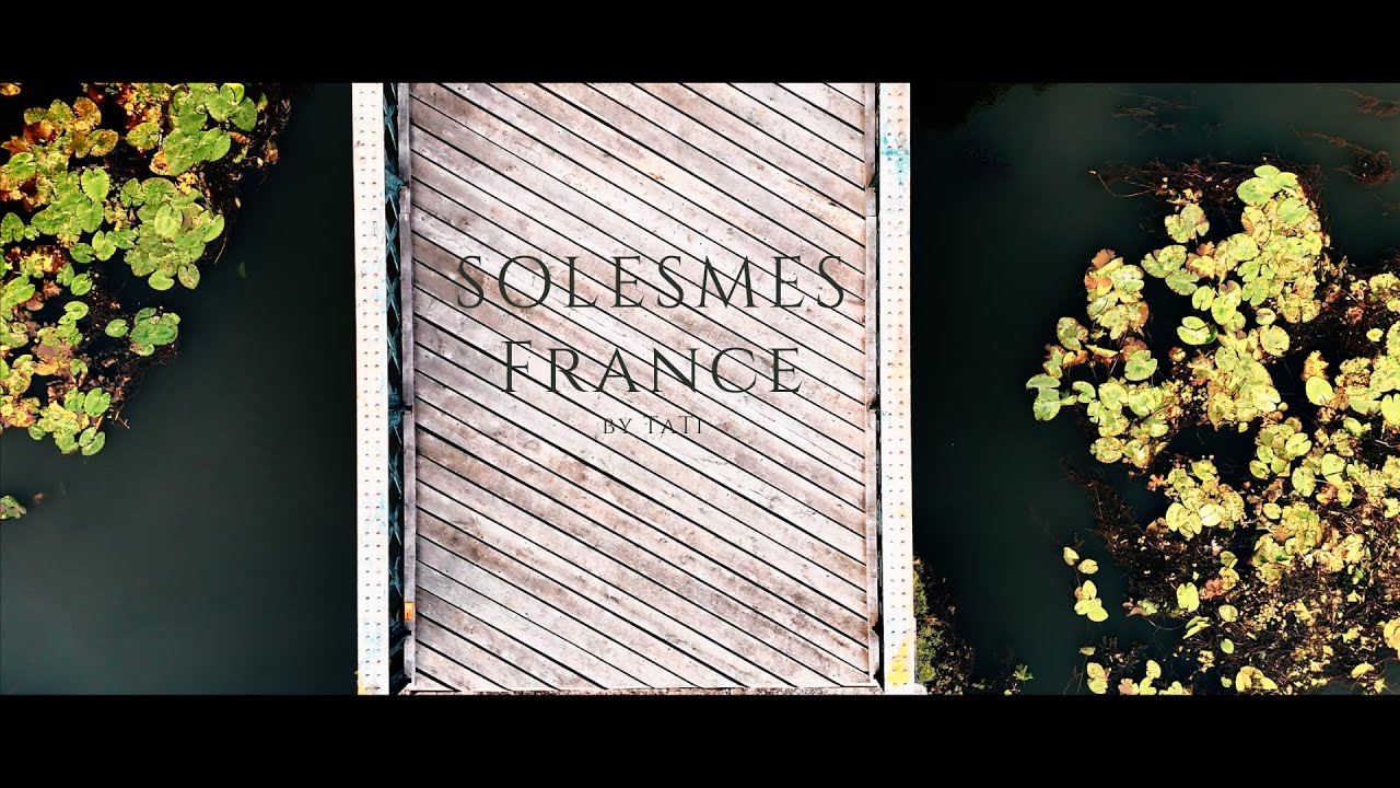SOLESMES.  DJI Mavic Air 3 Automation test flight 4k