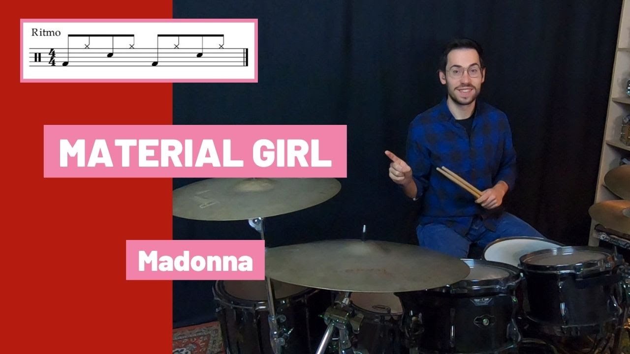 🥁MATERIAL GIRL - Madonna (DRUM COVER) BATERÍA