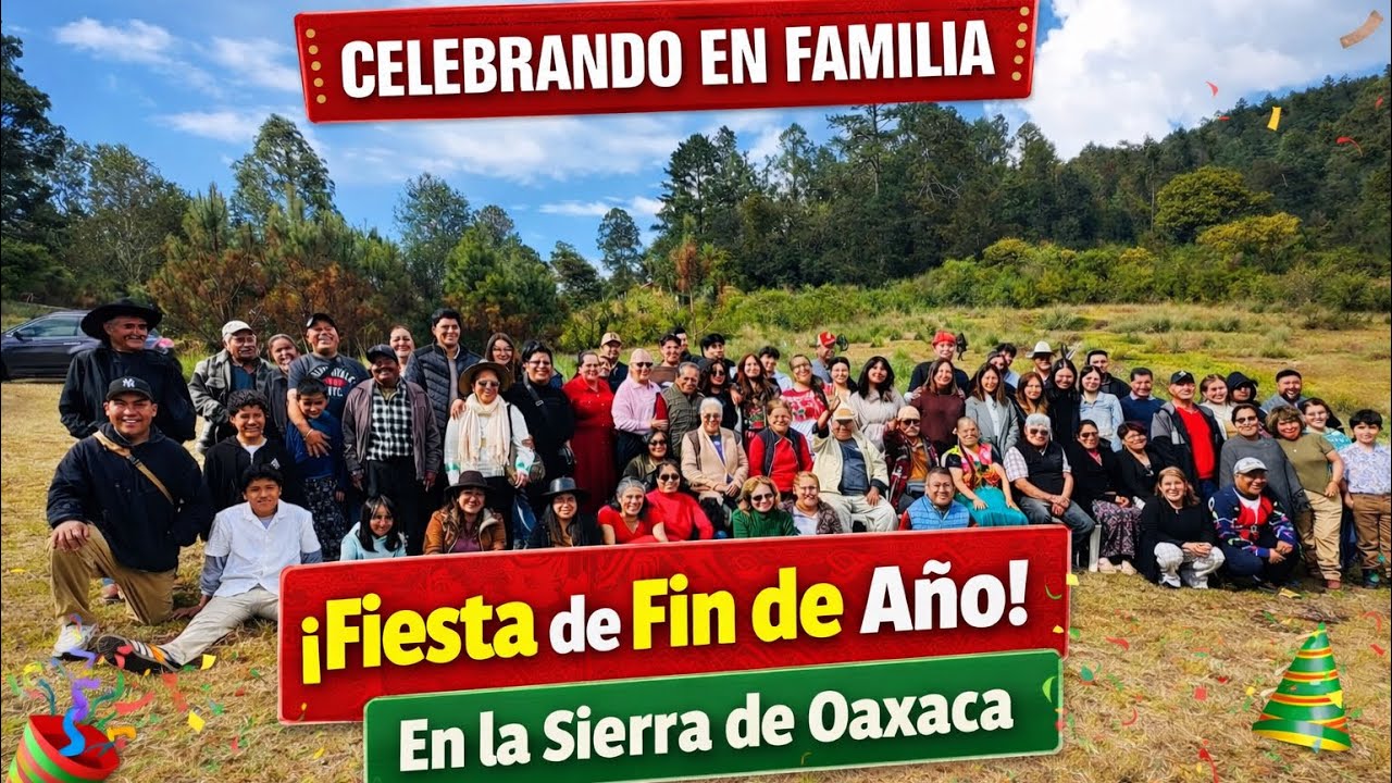Como es una FIESTA Familiar de FIN DE AÑO  en OAXACA #oaxaca #familia #fiesta #findeaño 
