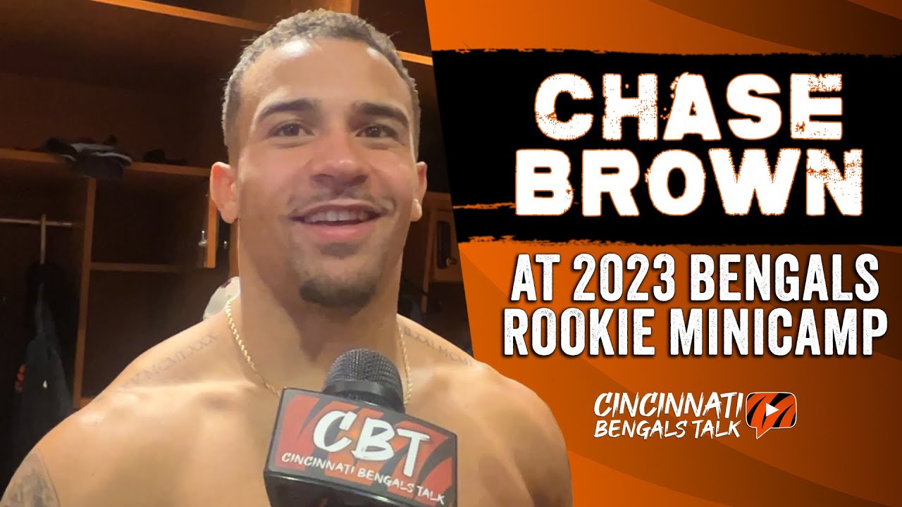 Chase Brown on Joining Bengals, Becoming Teammates With Joe Mixon and MORE | Rookie Minicamp 2023