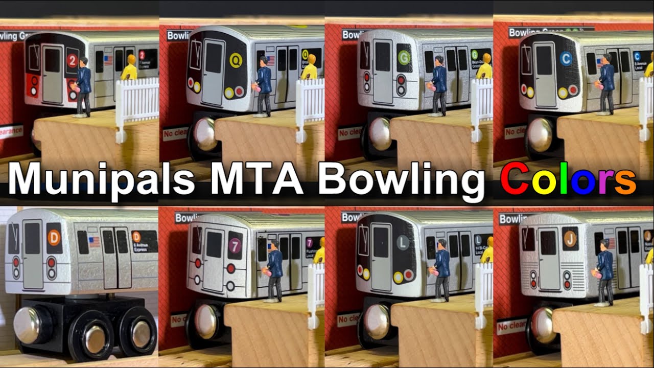 Munipals MTA R32 R62 R68 R160 R179 Bowling Green Cursed Color Station Subway Mini Clip @Trainman6000