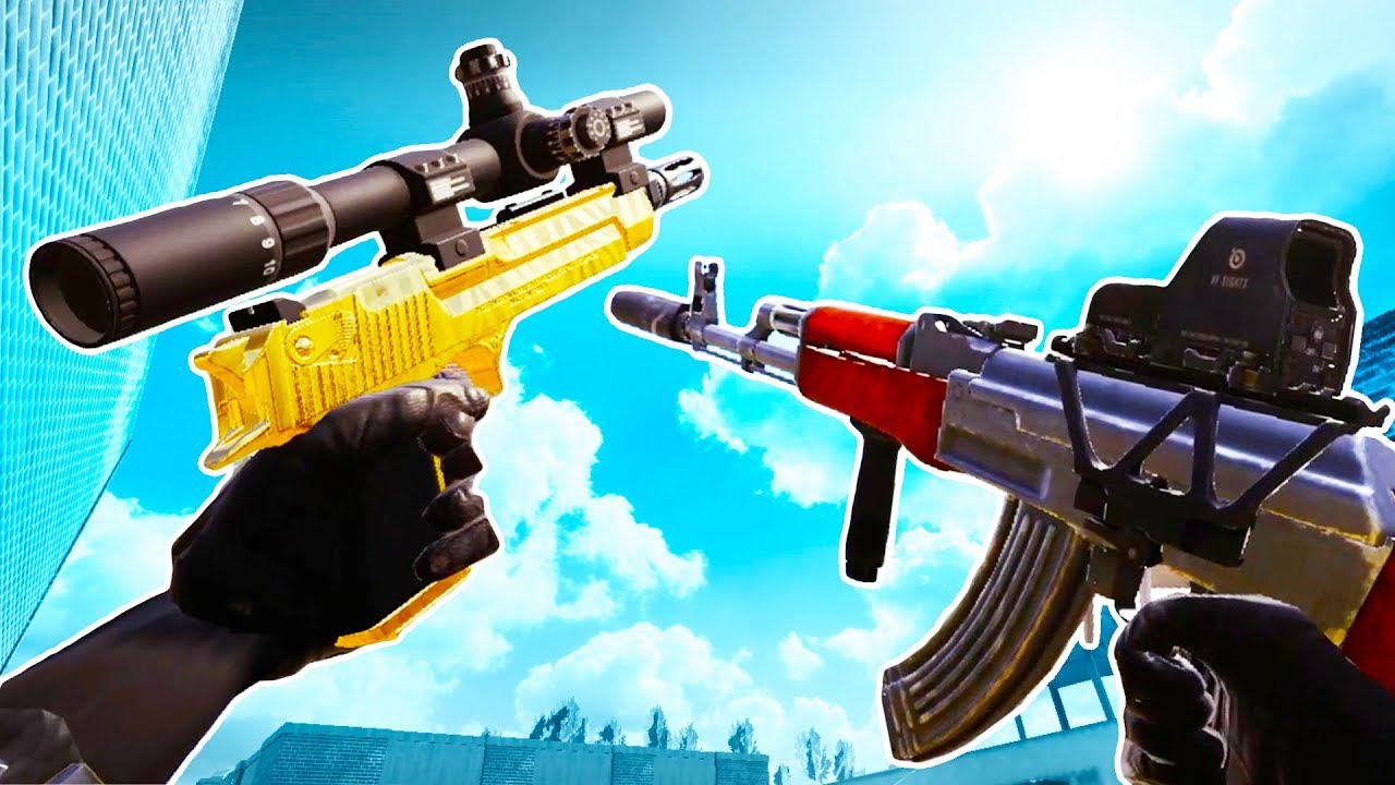 BUILDING the SOLID GOLD DESERT EAGLE in Zero Caliber VR!