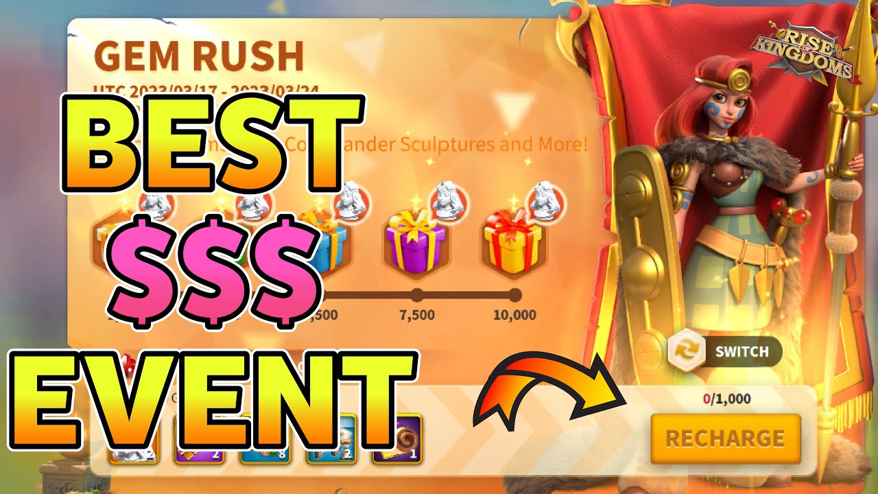 Gem Rush - Best Spending Event EVER!? | Rise of Kingdoms
