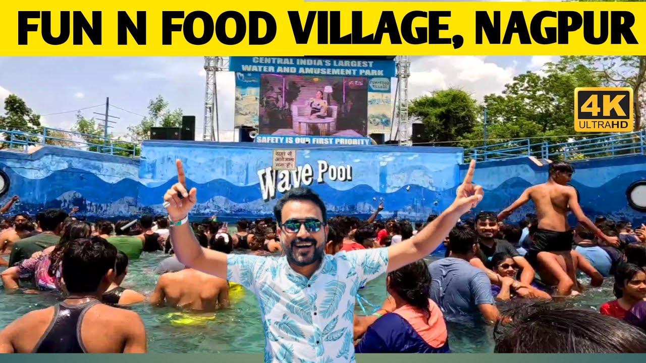 FUN N FOOD VILLAGE NAGPUR 2024 | Biggest water park near Nagpur | Vlog 1