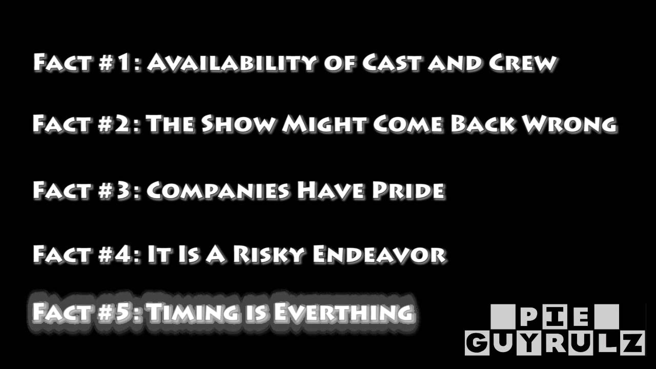5 Facts About Bringing Back A Show