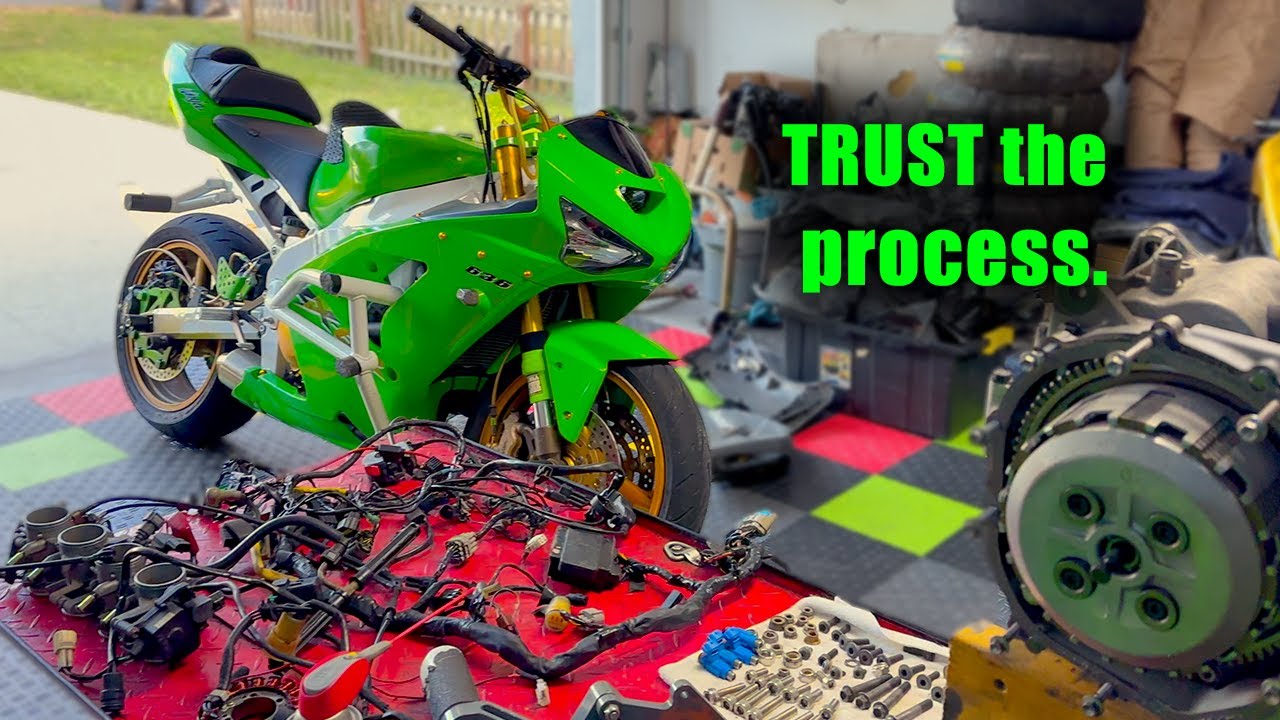 My Greatest Stunt Bike Build - 2004 Zx6r Dream Machine!