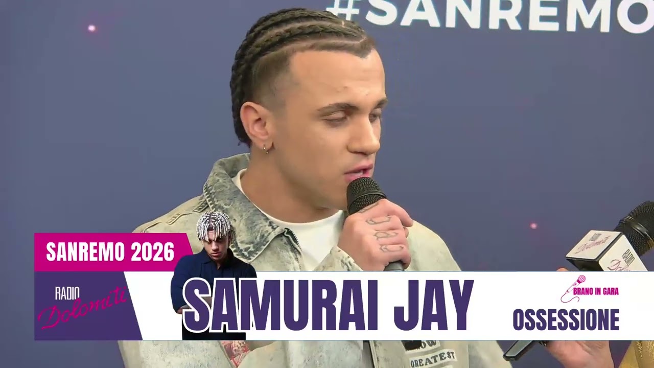 🎵🌸 SANREMO 2026 - Intervista a SAMURAI JAY