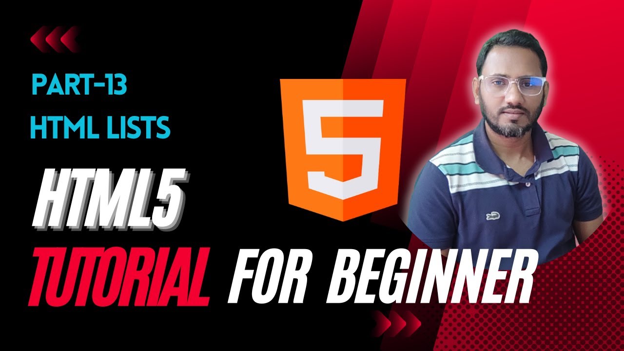 Title: HTML Tutorial for Beginners in Bangla | HTML List - Part 13.
