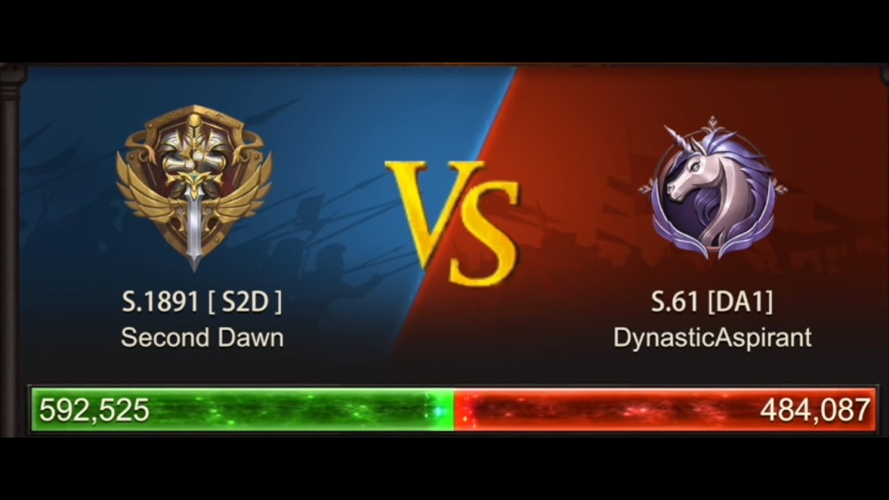 EVONY TKR - BoC | S2D vs DA1 | AS Week 2 Qualifying