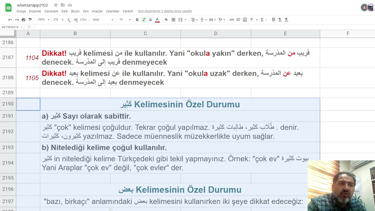 whatsarapp 11. hafta konu anlatımı. Nekre kelimenin sıfat cümlesi