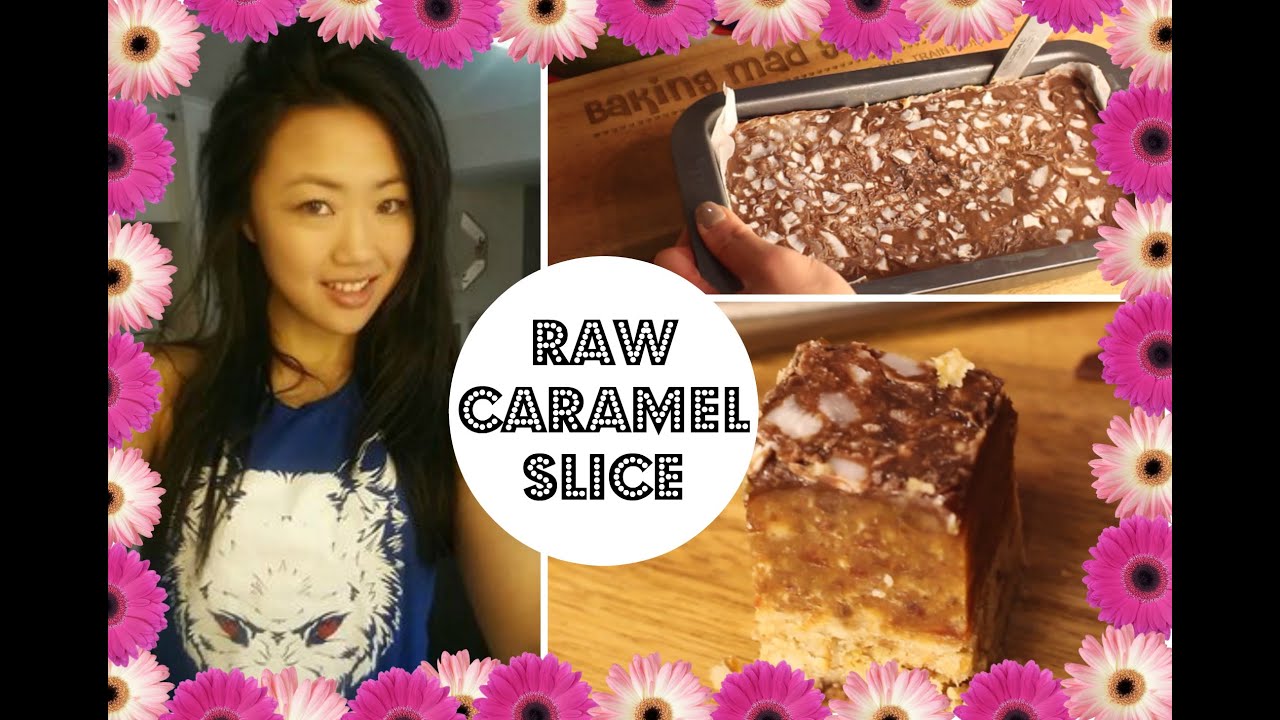 RAW CARAMEL SLICE | HEALTHY | PALEO | GLUTEN FREE | DAIRY FREE @BakingMadGymAddict