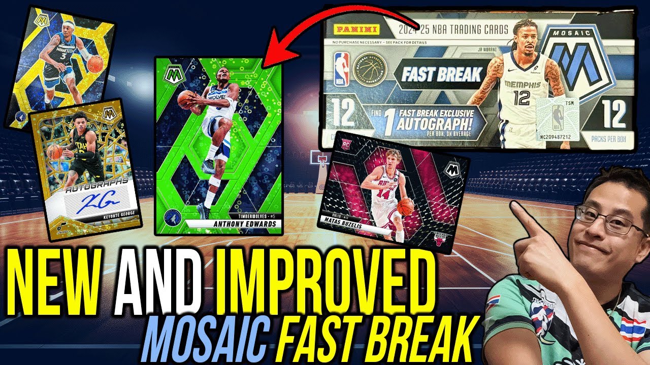 It's WAY Better Than I Expected🔥(SSP)🔥*2024-25 Mosaic Fast Break Basketball*