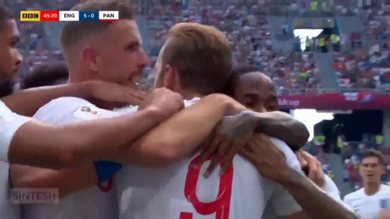 England 6 - 1 Panama  2018 FIFA World Cup