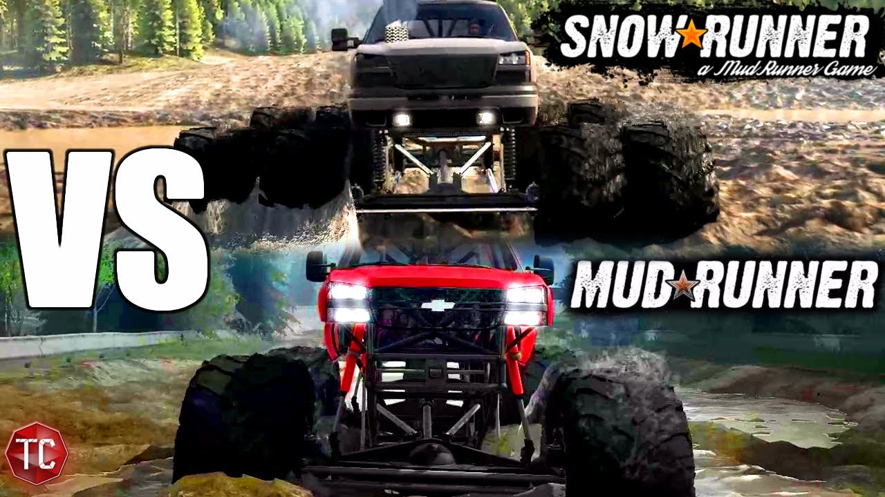 SnowRunner VS MudRunner! Which is Better For Mudding?