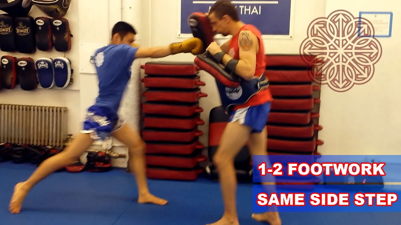 Jab & Cross Basic Footwork Tutorial (Same Side Step)