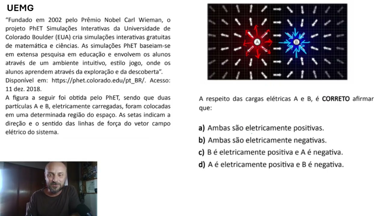 Questão resolvida 02 - Linhas de campo elétrico