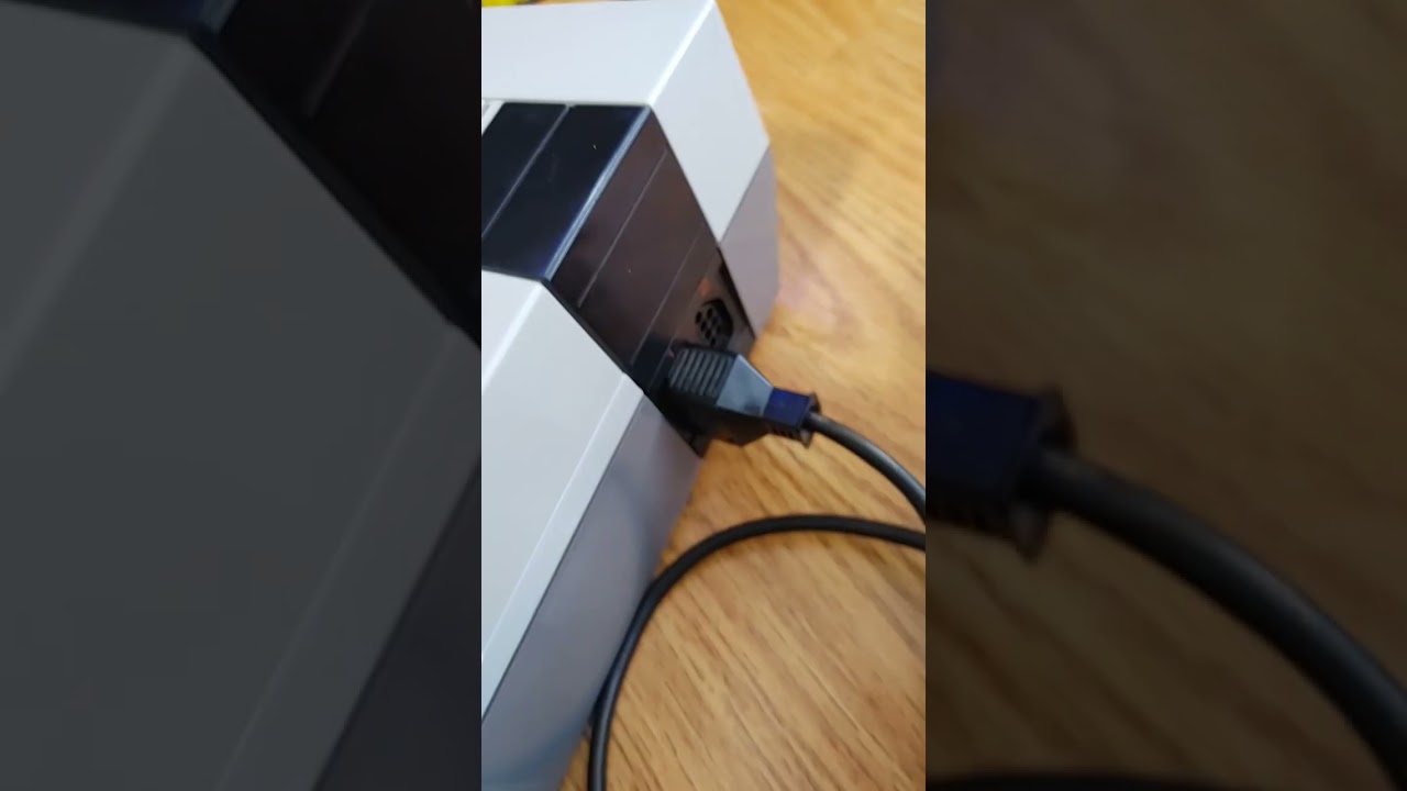 Hooking up a Nintendo Entertainment System