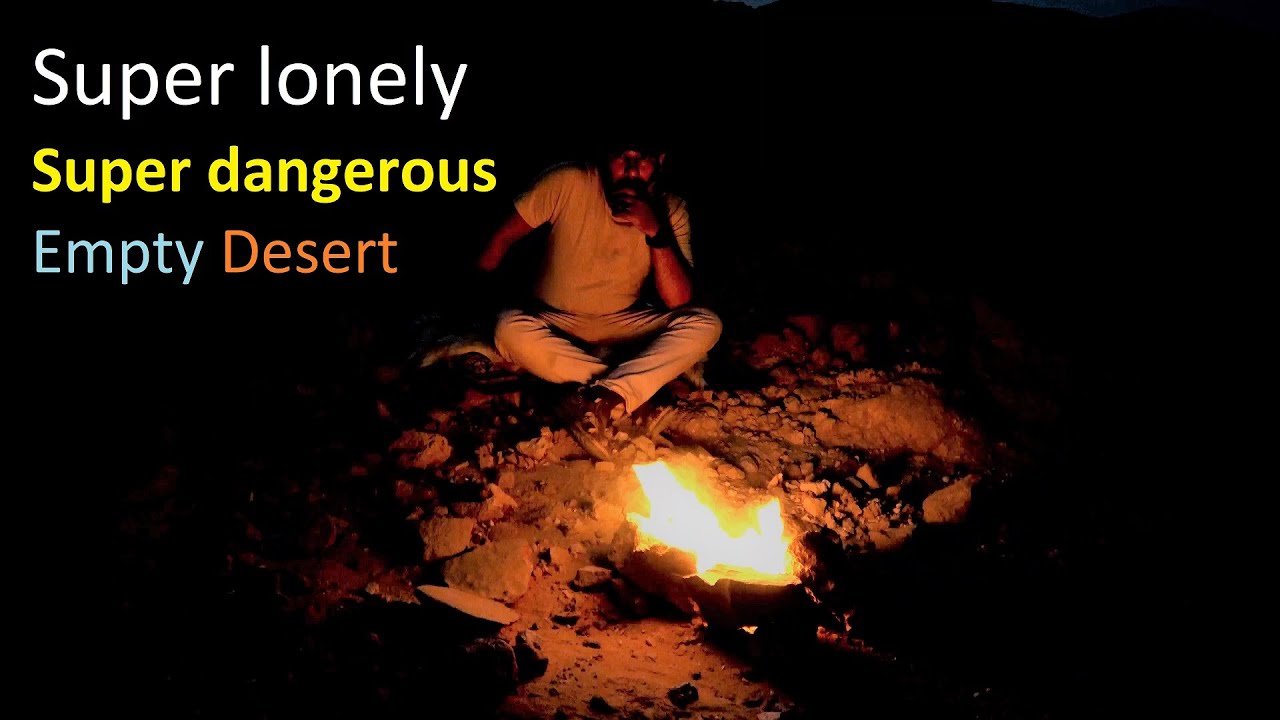 Most lonely and tuff moments in Emptiness Desert Bushcraft | Nature & Man Free Documentary