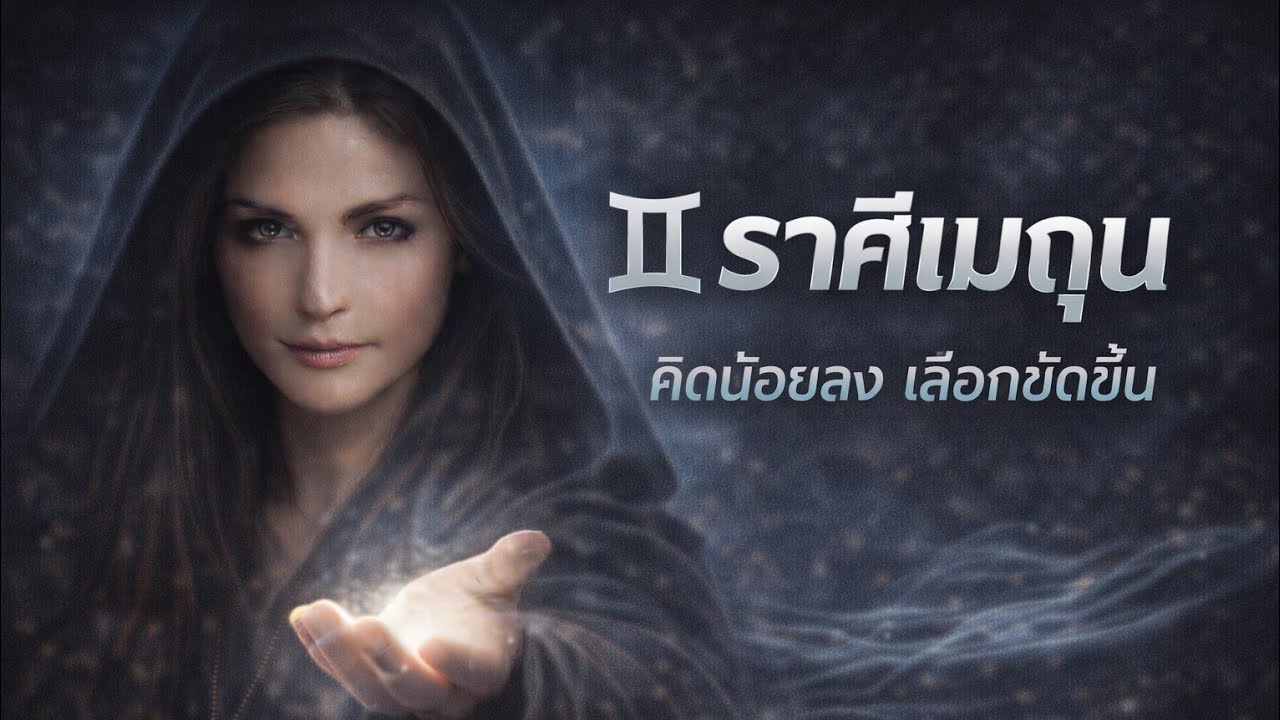 ♊ ราศีเมถุน ท้ายเดือนนี้ ปี 2569 | คิดน้อยลง เลือกชัดขึ้น | รวมรอยลิขิต