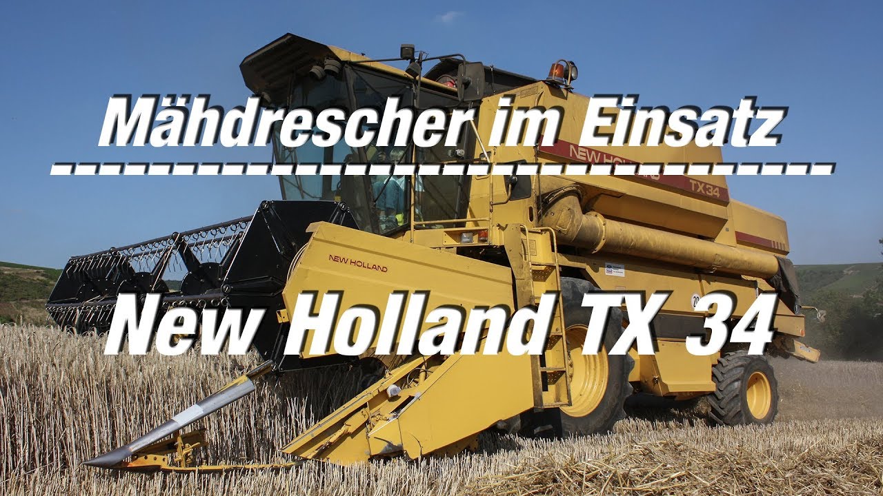 Mähdrescher im Einsatz: (Folge 2) New Holland TX 34 FULL HD Film
