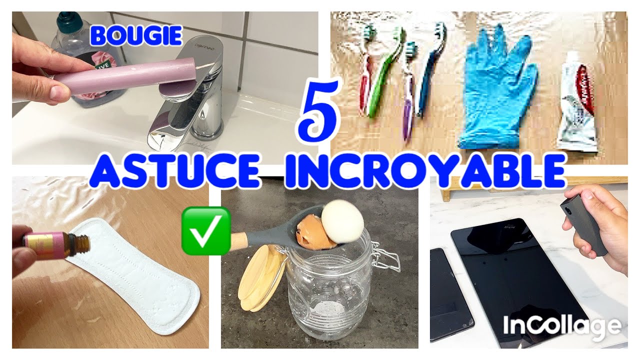 5 ASTUCES À CONNAÎTRE  ✅⁉️  ASTUCES POUR LA MAISON 🏠 NEW 2024