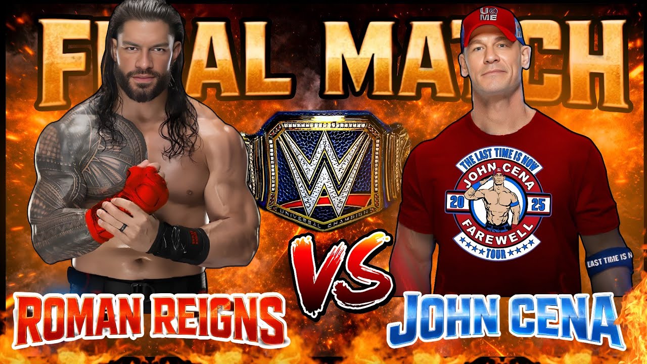 Roman Reigns Vs John Cena WWE Universal Championship Final Unbelievable 😱 Moment Match WWE 2k25 