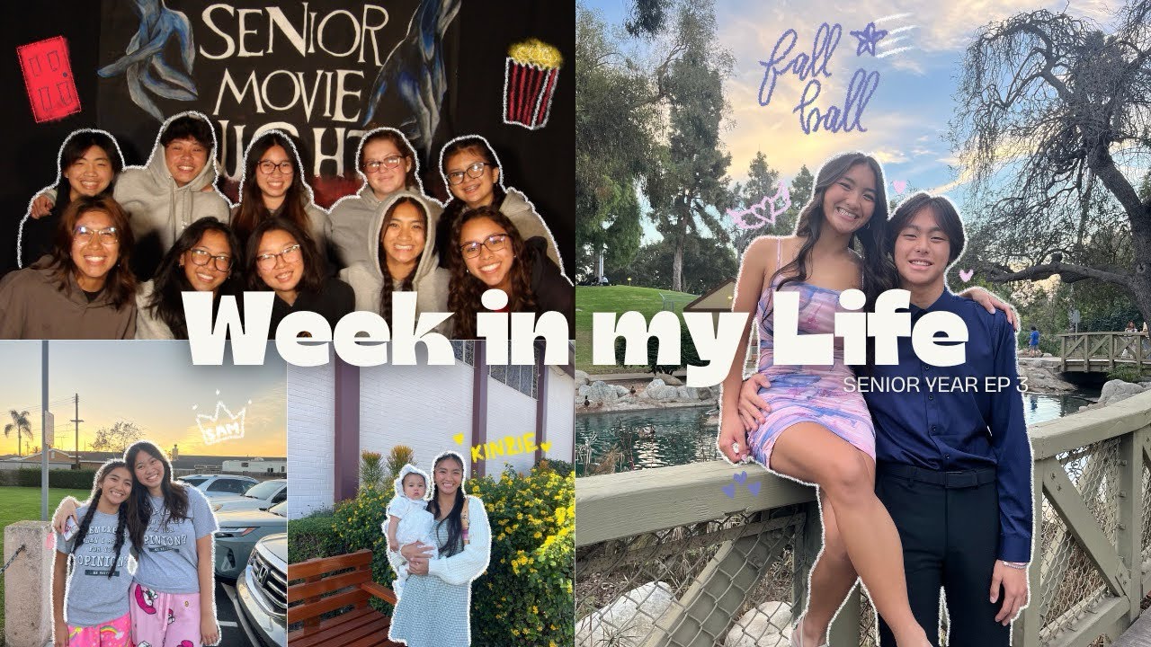 WEEK IN MY LIFE (senior movie night, fall ball, etc.) | mads alexis