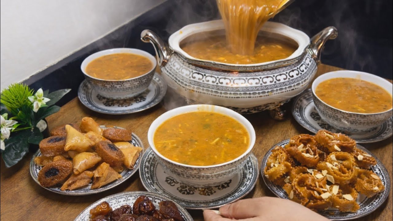 الحريرة المغربية لذيذة بأسهل طريقة harira marocaine