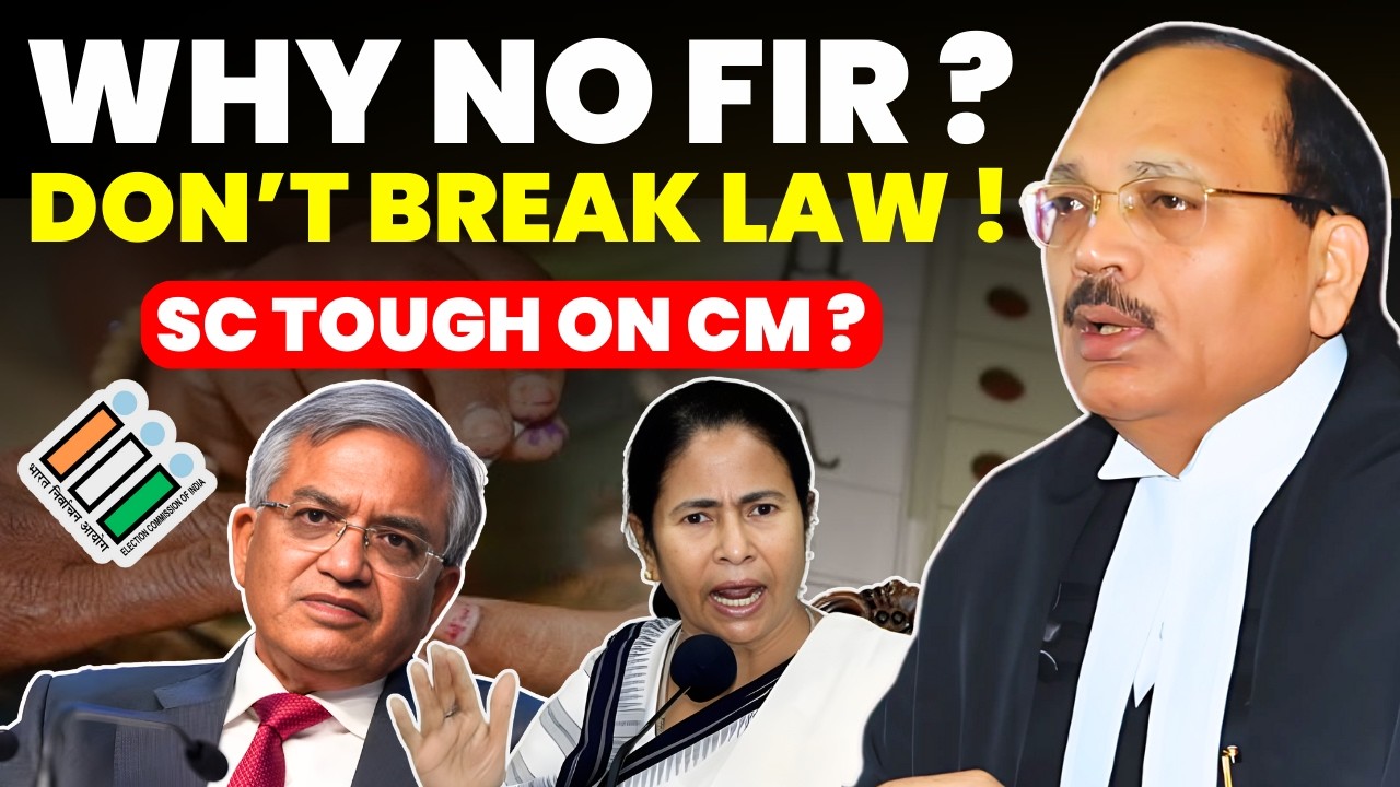 WHY NO FIR LODGED? WB GOVT. VIOLATE LAW ? CJI TOUGH ON WB CM #supremecourtofindia #mamatabanerjee