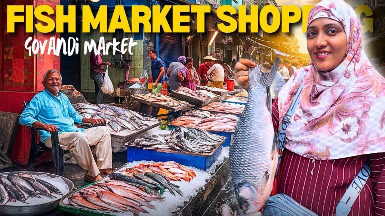 |•Govandi Fish Market Shopping 2024 || Govandi Bazaar Tour•| Vlog. {AFREEN DASTARKHWAN}