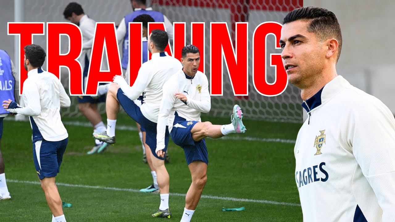Watch Cristiano Ronaldo Football Skills in Portugal Training 🔥