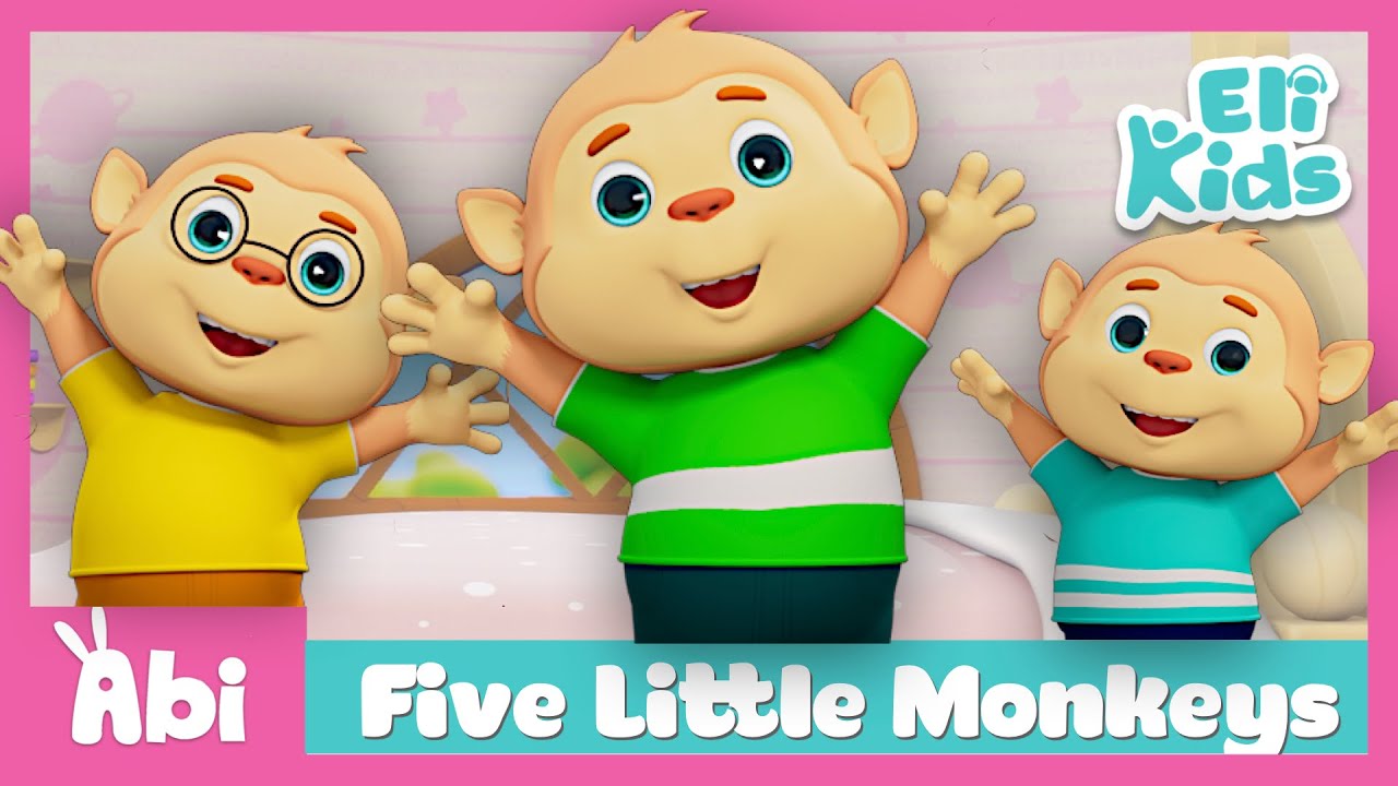 Five Little Monkeys | Eli Kids Songs & Nusery Rhymes | Counting 1 to 5