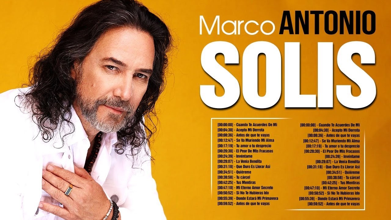 Marco Antonio Solís Éxitos 🔥 Lo Mejor de Marco Antonio Solís Grandes Canciones