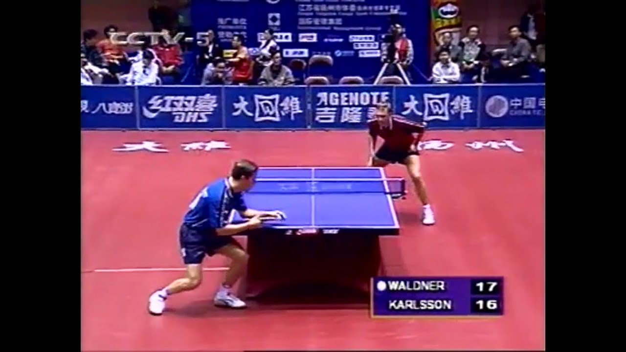 World Cup 2000 Peter Karlsson vs Jan-Ove Waldner