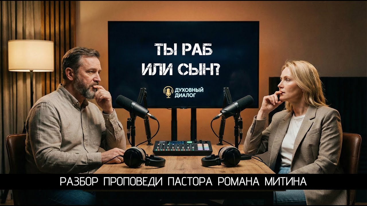 Подкаст 004. Духовный диалог. Ты раб или сын?