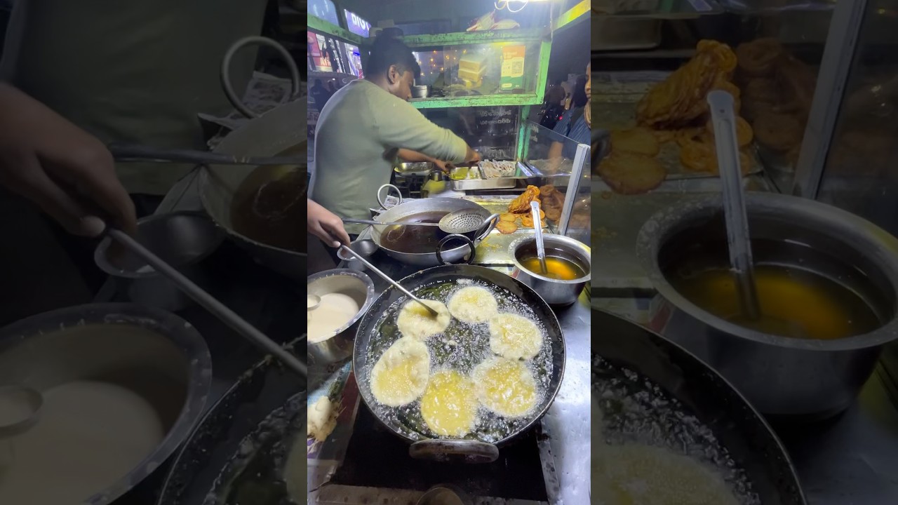 Guntur&rsquo;s famous Kova Malpuri | Street Food India #food #foodie #travel #yt