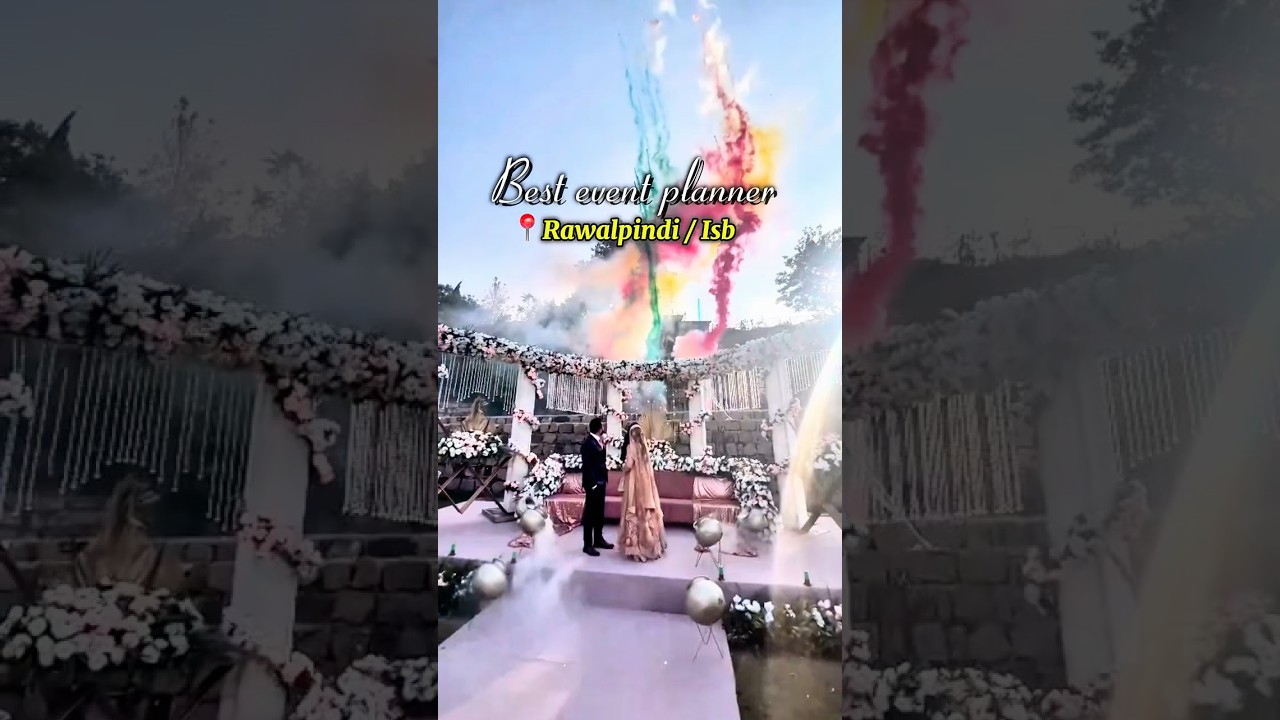 Event planner fpr rawalpindi / isb #minivlog #fypシ #vlog #trending #viral #viralshorts #shorts