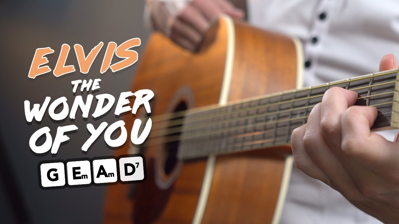 Play The Wonder Of You by ELVIS on Acoustic Guitar