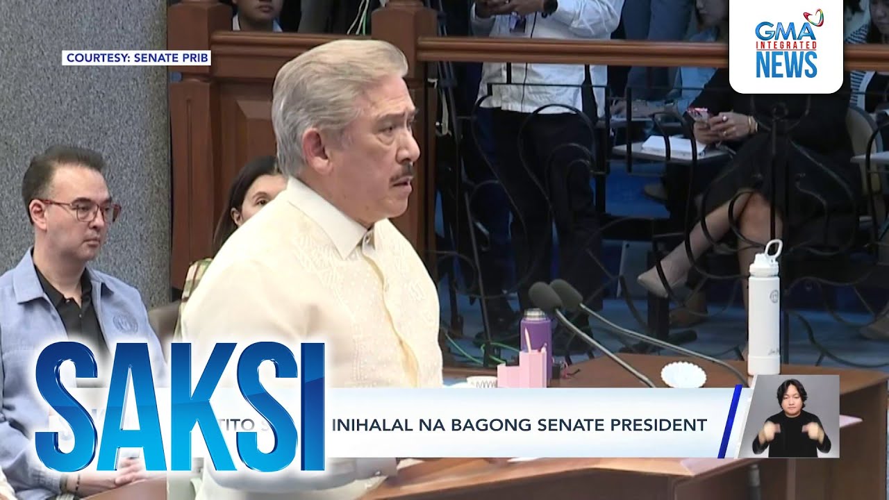 Sen. Tito Sotto, inihalal na bagong Senate president | Saksi
