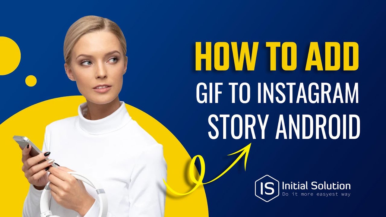How to add gif to Instagram story android 2024 | Initial Solution
