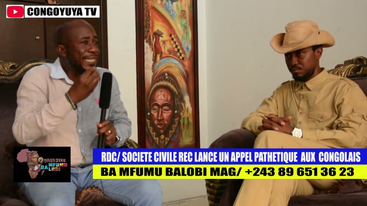 RDC: LA SOCI&Eacute;T&Eacute; CIVILE REC LANCE UN APPEL PATH&Eacute;TIQUE &Agrave; LA POPULATION CONGOLAISE SUITE &Agrave; LA GEURRE !!