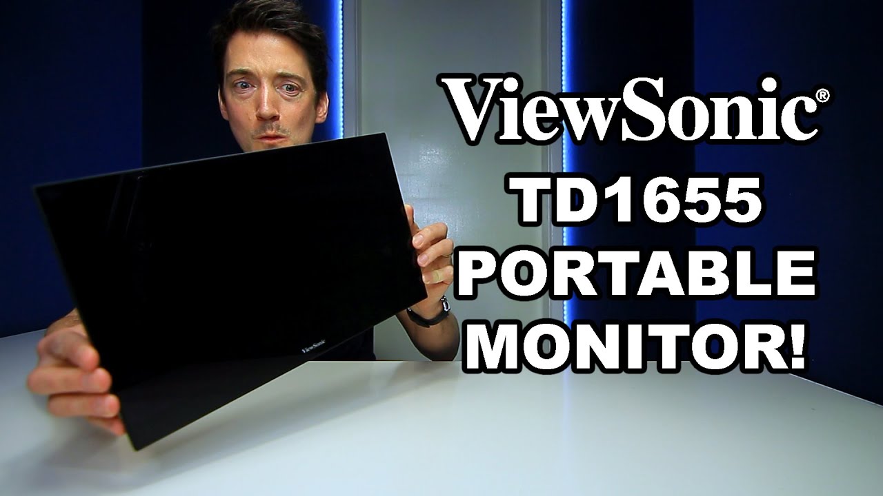 VIEWSONIC TD1655 FULL HD PORTABLE MONITOR REVIEW!