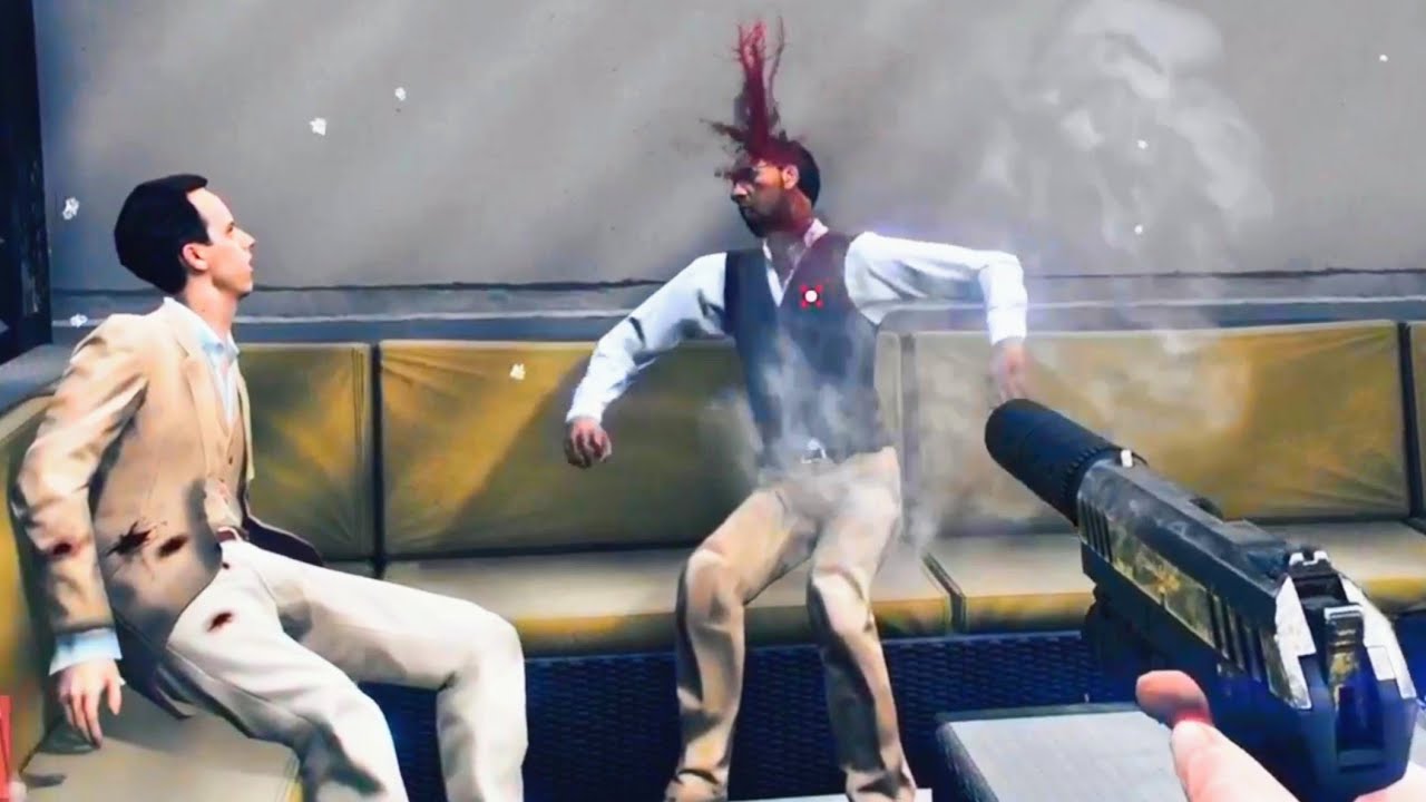 【GTA5】冬のカジノの屋上で人を殺しまくってみた【オンライン】