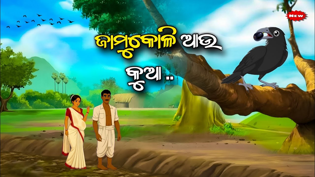 ଜାମୁକୋଳି ଆଉ କୁଆ _Jamu Koli Aau Kua/ Odia moral story/Odia Gapa/Odia animal story/Odia kahani