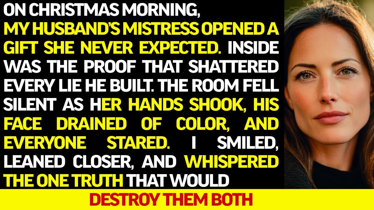 On Christmas Morning, My Husband’s Mistress Opened a Gift—She Never Expected Who Wrapped It