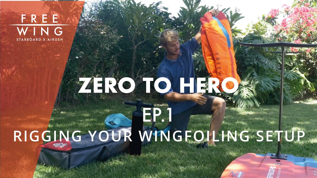 Rigging Your Wingfoiling Setup | Wingboarding Zero to Hero Ep. 1 with Zane Schweitzer