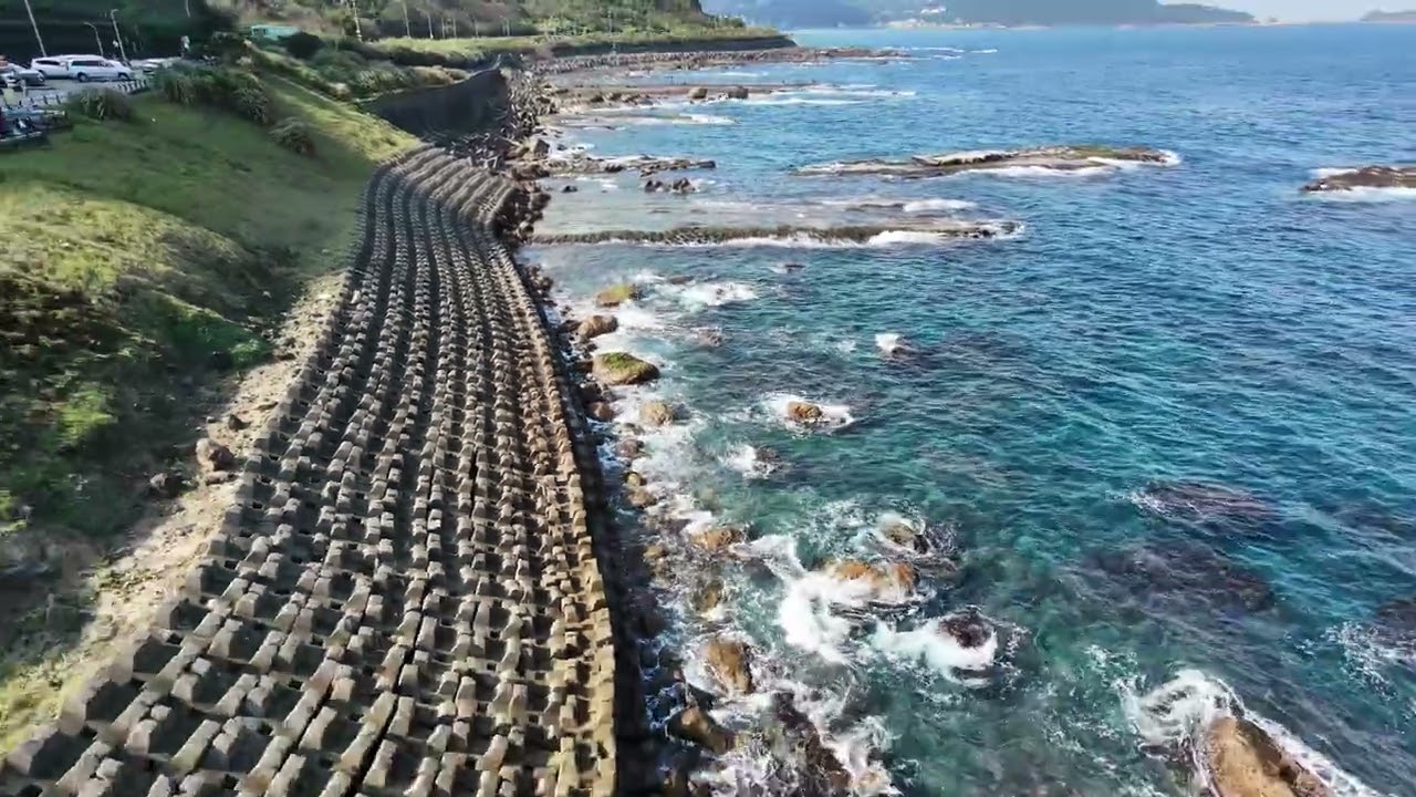 😎 2分鐘￼療癒空拍👍2026.1.17 心曠神怡💕有山有海 #￼djineo2 #taiwan 2 minutes healing #dronevideo 
