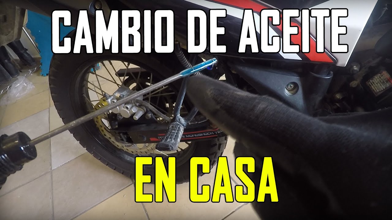 COMO CAMBIAR ACEITE DE MOTOCICLETA - Tutorial Express