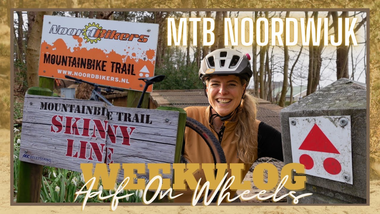 24KM - MTB NOORDWIJK!🤩 | SKINNY LINE | MOUNTAINBIKE TRAIL | DUNES・VLOG #128 | Aaf on Wheels©