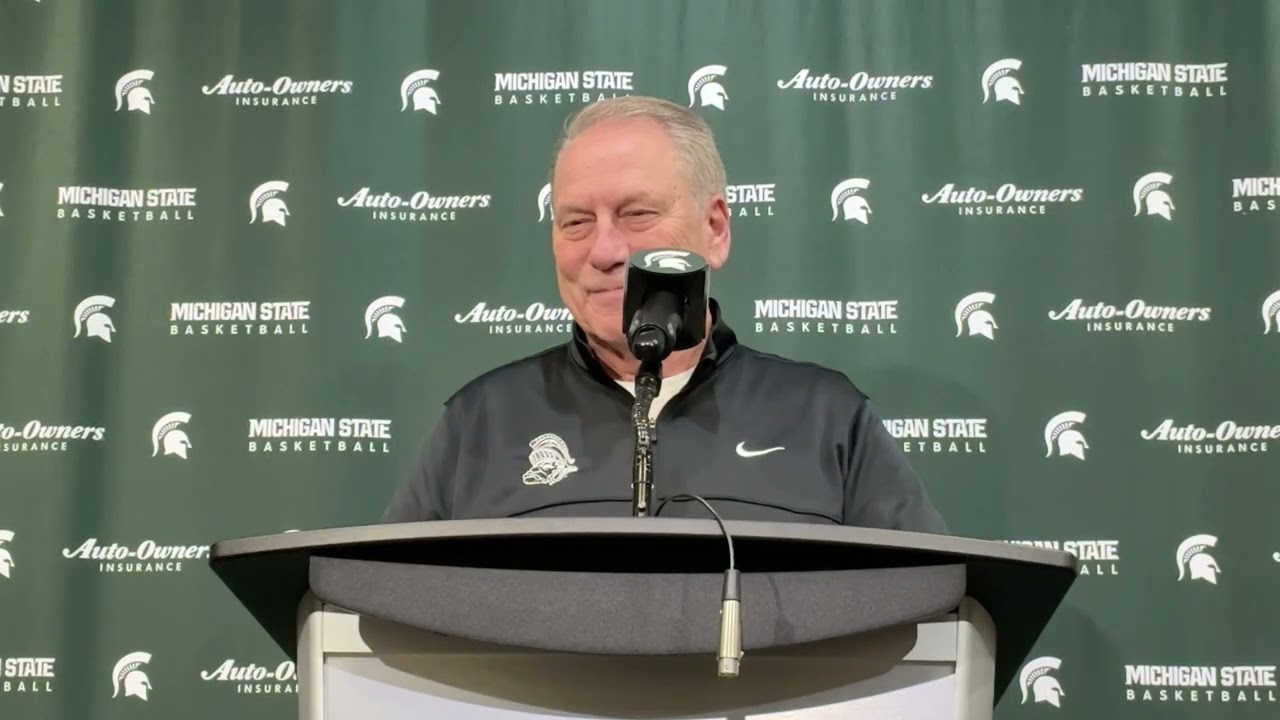 MSU Head Coach Tom Izzo Previews Upcoming B1G Matchup vs Purdue on Thursday
